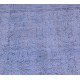 Blue Handmade Vintage Overdyed Turkish Carpet